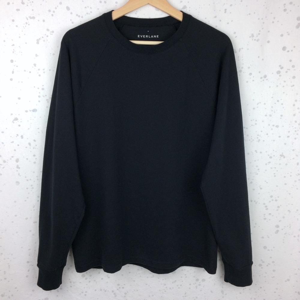 Everlane The Premium Weight Long-Sleeve Crew M